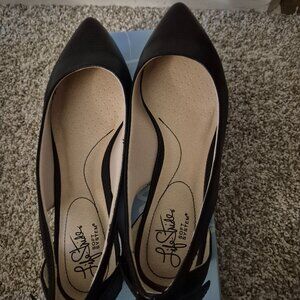 LifeStride Quicken Black Flats, new in box, 10M